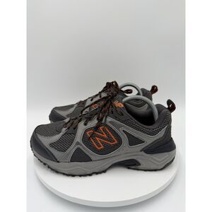 New Balance 481v3 All Terrain Men's Hiking Running Shoes Gray Orange Size 8 EEEE